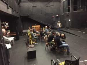 Act III rehearsal